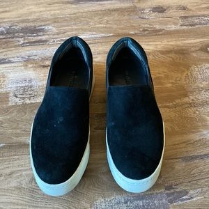 Vince black suede flats women’s size 6